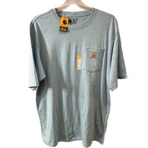 Carhartt Men’s XL Tall Short Sleeve T-Shirt K87 Heavyweight Jersey Knit Tee NEW